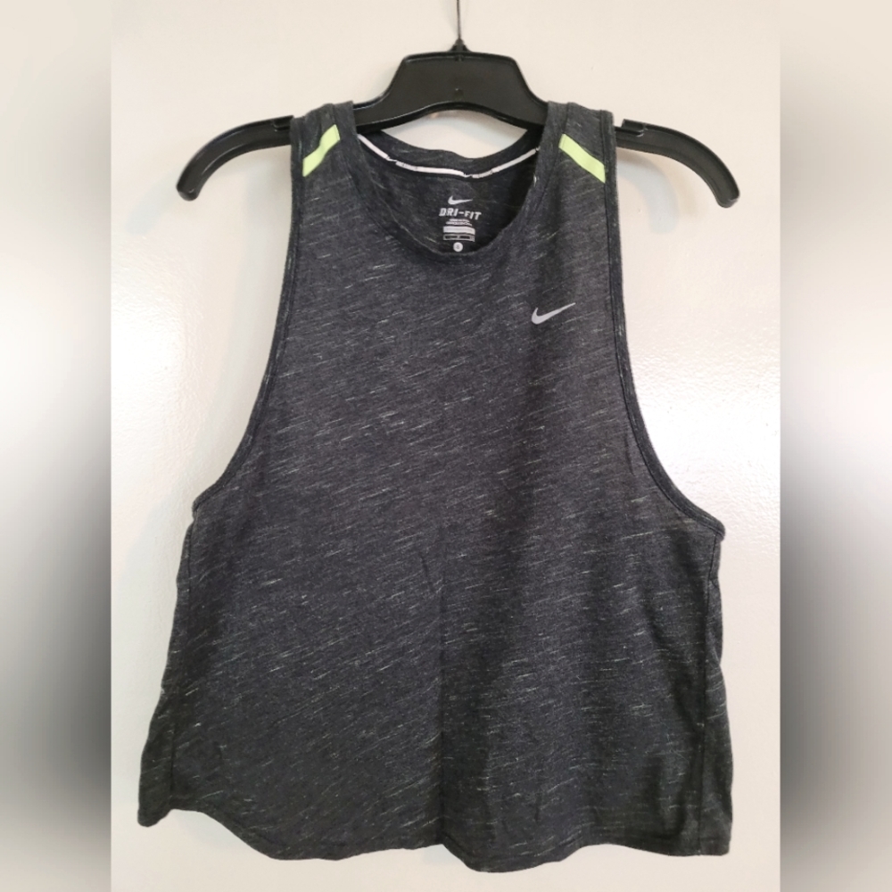 Nike Dri-FIT Dark Gray Running Tank - Size S